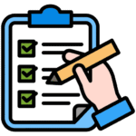 Checklist representing Captain Duster’s customized cleaning plans for every home